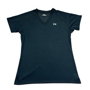 Under Armour V neck Black Tee